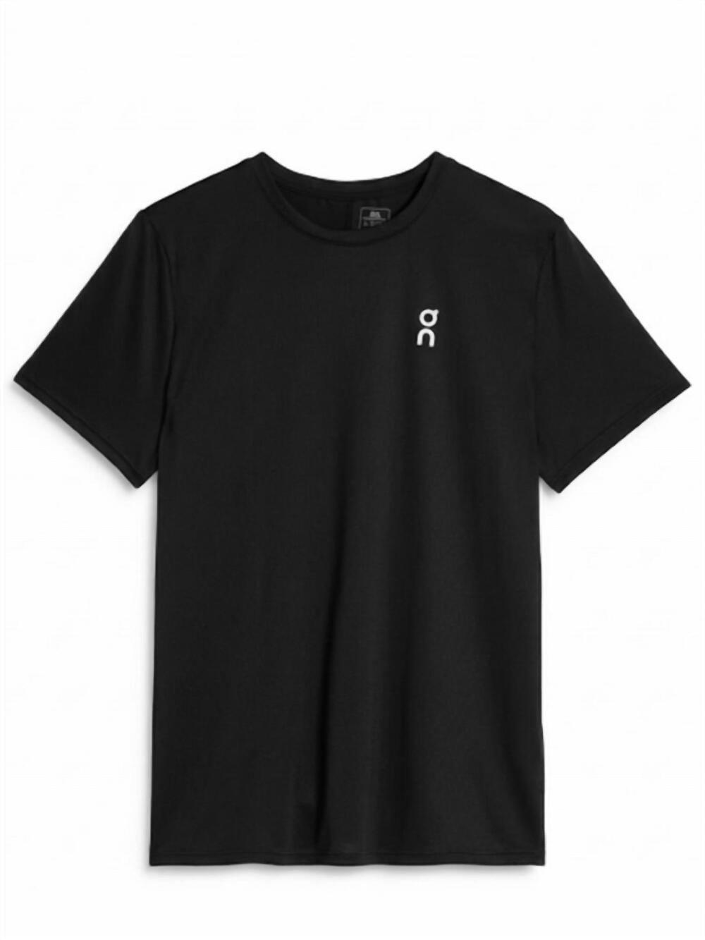 NEW ON men's core short sleeve tee in black